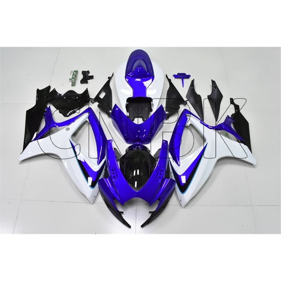 Пластиковые обтекатели GSXR 600 2006 750 синие белые черные комплекты обтекателей для Suzuki GSXR600 - 2007