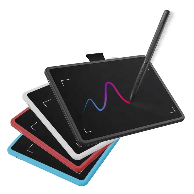 6 Inches Small Size Portable Digital Pen Graphic Tablets Shenzhen Factory Custom Graphic Design Drawing Tablet