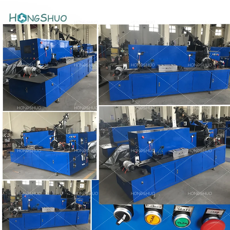 Automatic Steel Wire Coil Nail Welding Machine Coil Nail Thread Rolling Machine