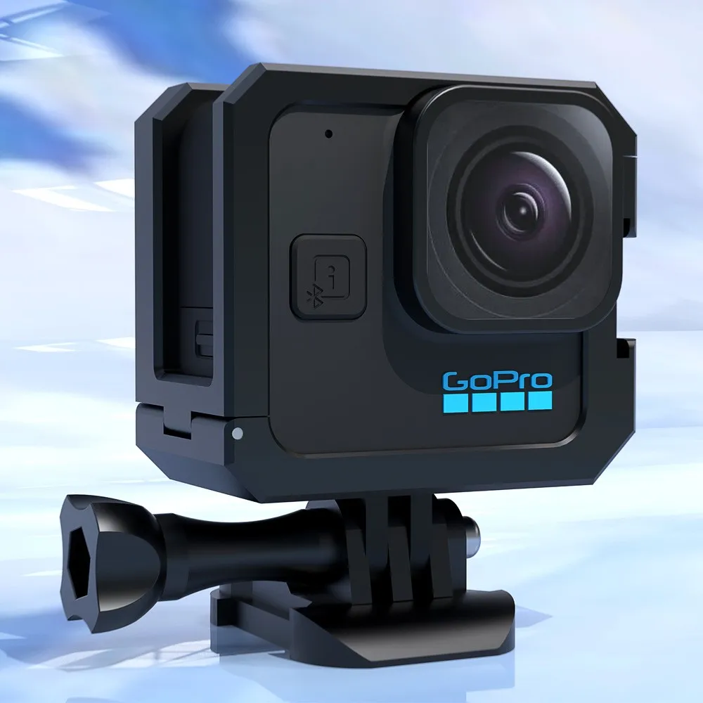 Kytuwy black Gopro 11 mini metal rabbit cage  Protector  frame accessories for gopro 11 mini  black gopro accessories