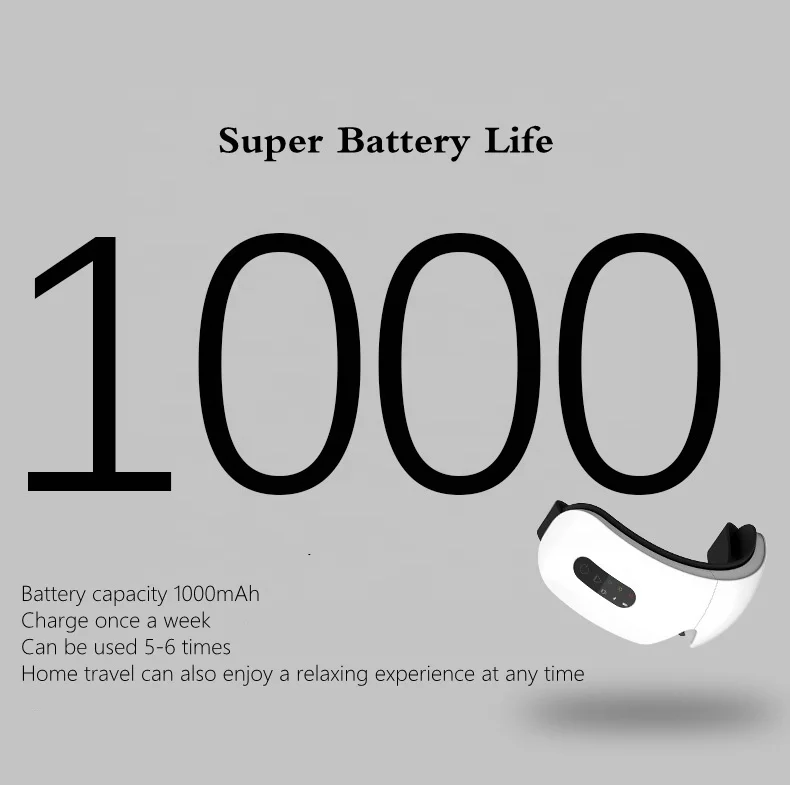 Bluetooth Pressotherapy Improve Eyesight Electric Eye Trainer Glasses Smart Eye Massager