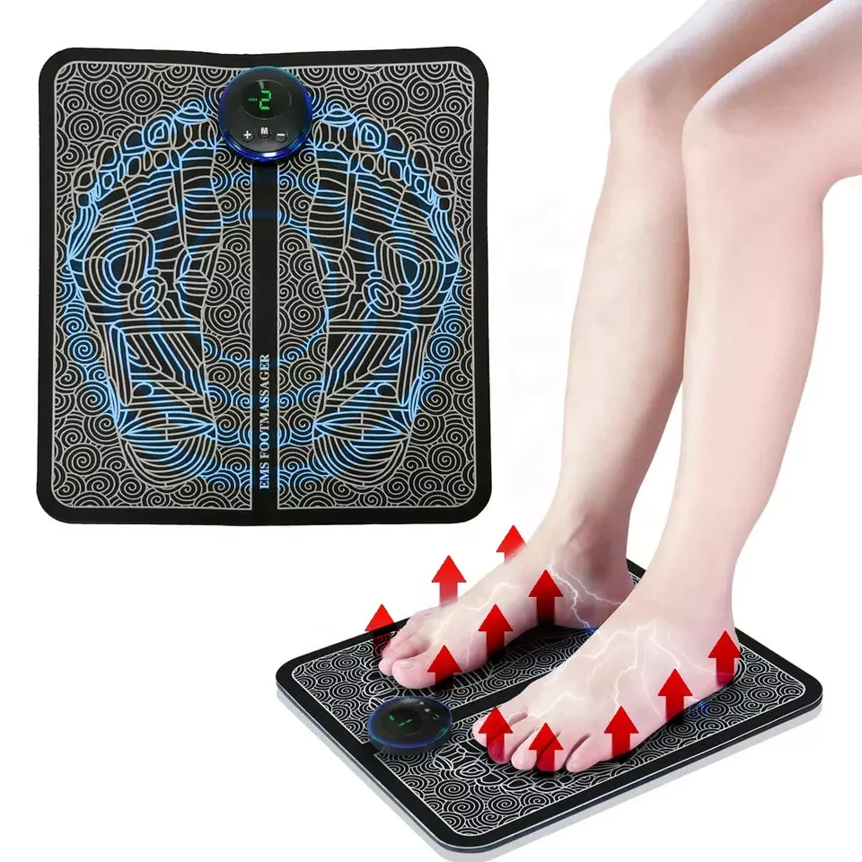new product self care ems foot mat massage machine for foot massager and leg massager