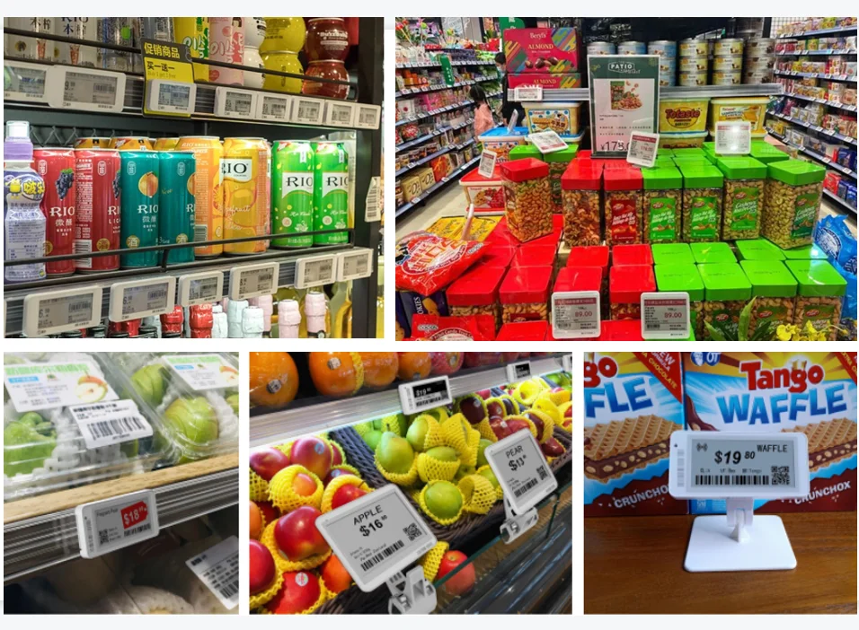 Electronic Shelf Label 2.9 inch E-paper Display Price Tag