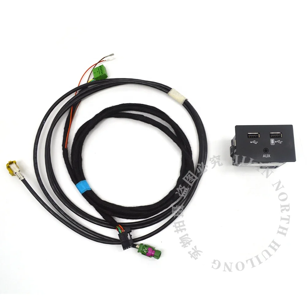 NEW EXTERNAL AUDIO SOURCES CONNECTOR Carplay Switch USB AUX  for  Audi A6 A7 4G0 035 736