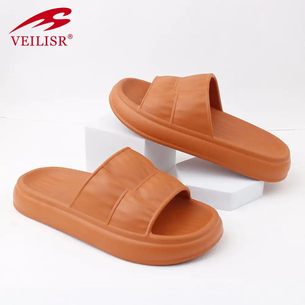 Wholesale Unisex Sliders Custom Indoor Blank Slides Sandal EVA House Home Slipper Footwear Custom Logo Slippers Man Women