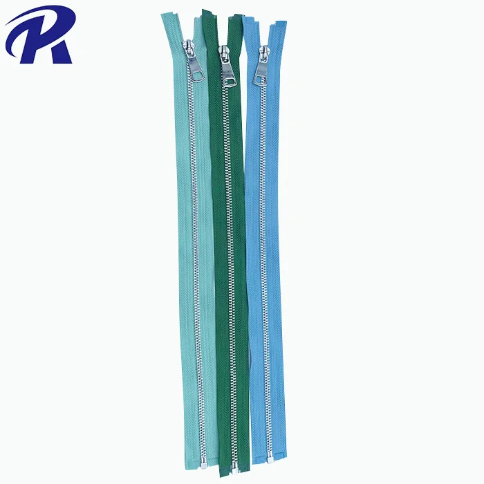 #3 #5 #7 #8 #10 Gold Silver Rose Gold Brass Copper Metal Teeth Custom Metal logo Zipper for Bag Leather Jacket Coat Jeans