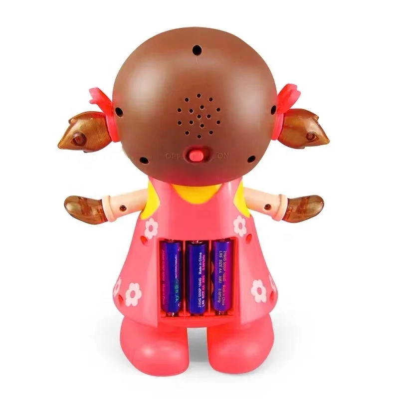 Electric Music Light Swing Dance Girl Fashion Dancing Doll For Kids
