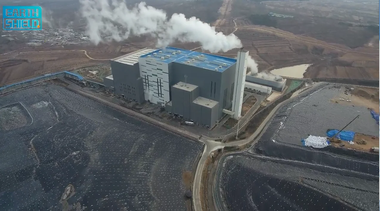 1.5MM  HDPE Geomembrane For Sanitary Landfill Project In Philippines