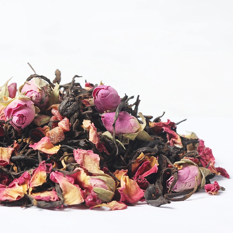 Strawberry Rose Flavored Pure Ceylon Black Tea