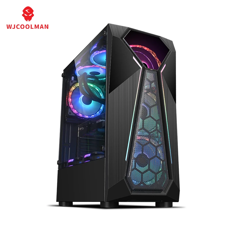 Apocalypse  computer cases & towers ATX chassis gaming tempered glass PC gaming desktop anime computer cases factory price
