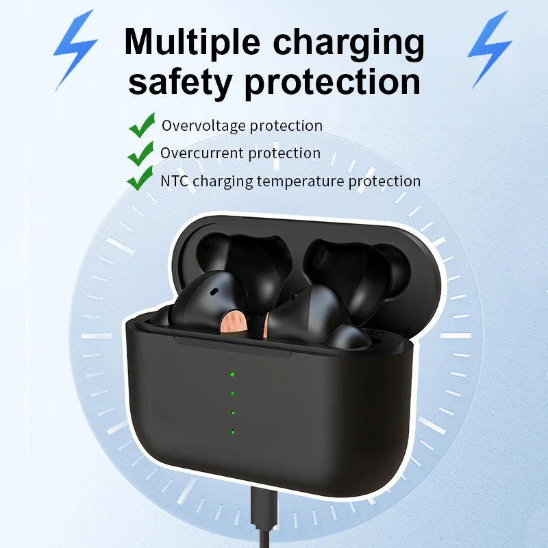GRS Wireless Headset Microphone Headphones & In-Ear Anc Active Noise Cancelling Earbuds With Extra Bass