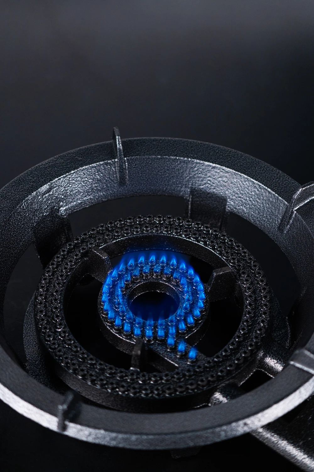 YIUAN restaurant kitchen appliance commercial single low pressure cast iron gas cooker 1 burner wok stove