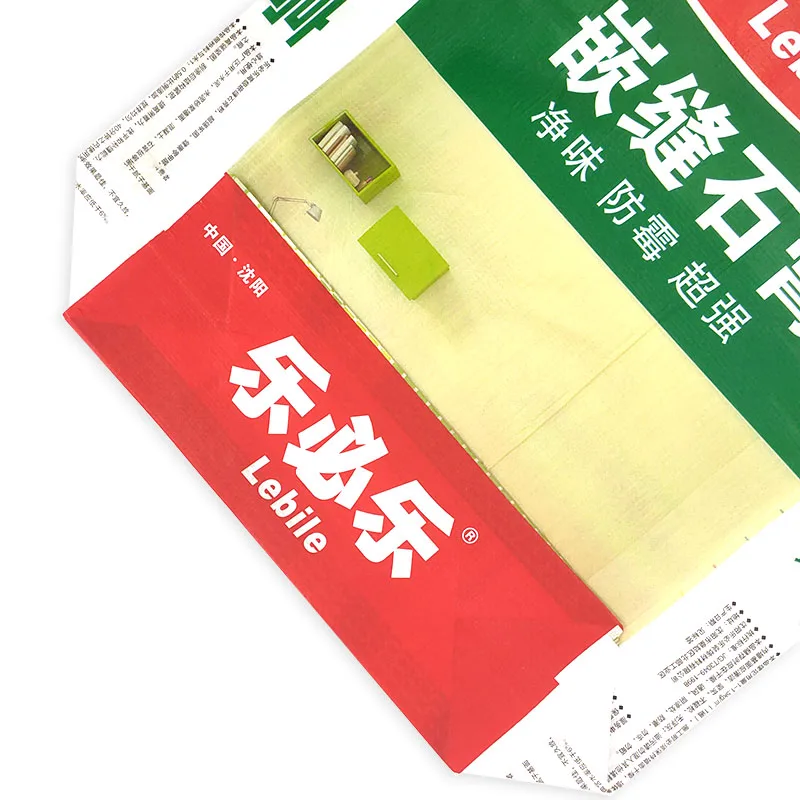 empty automatic packing pp valve bags tile adhesive bags cement 25kg bag