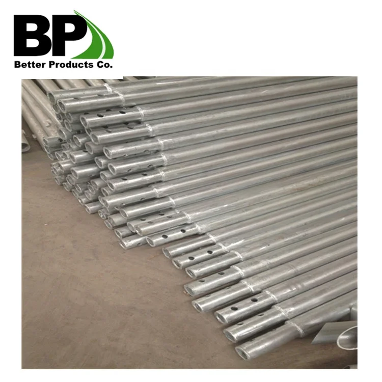 Hot Dipped Galvanized Ground Helical Piles Foundation Screw for Foundation Restoration