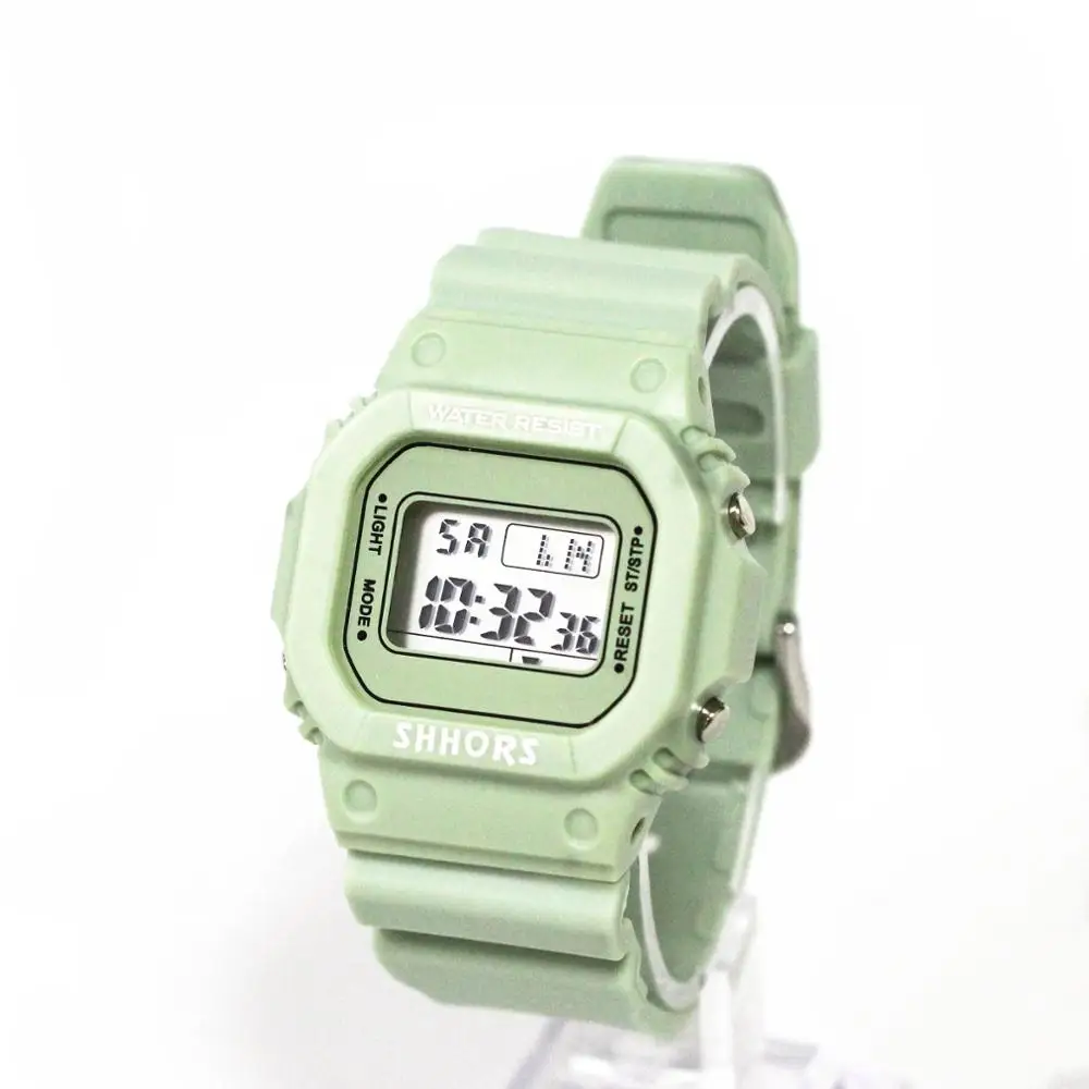 New Colors Student Casual Sports Watch Matcha G Color Digital Shock Watch