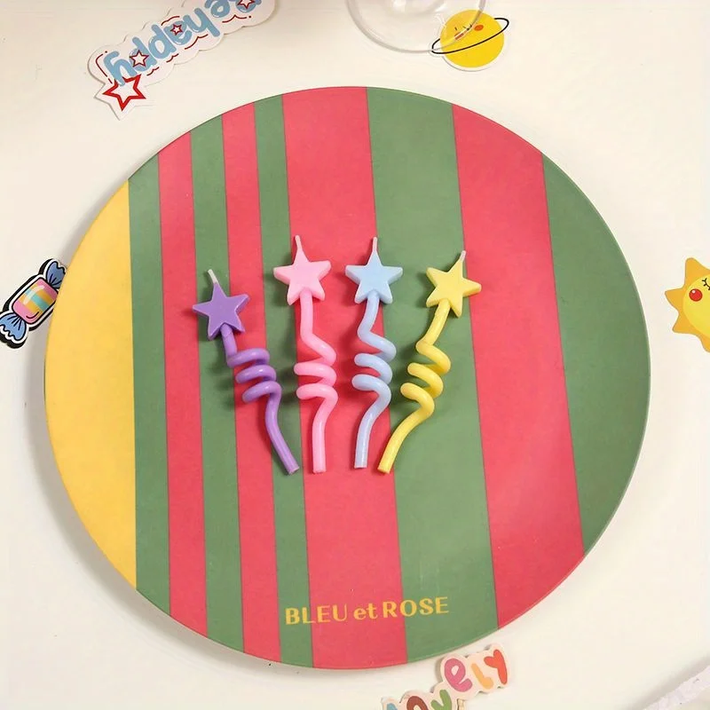 Heart Shaped Birthday Celebration Candles Party Favors for Wedding Easter or Home Decoration Perfect Souvenir