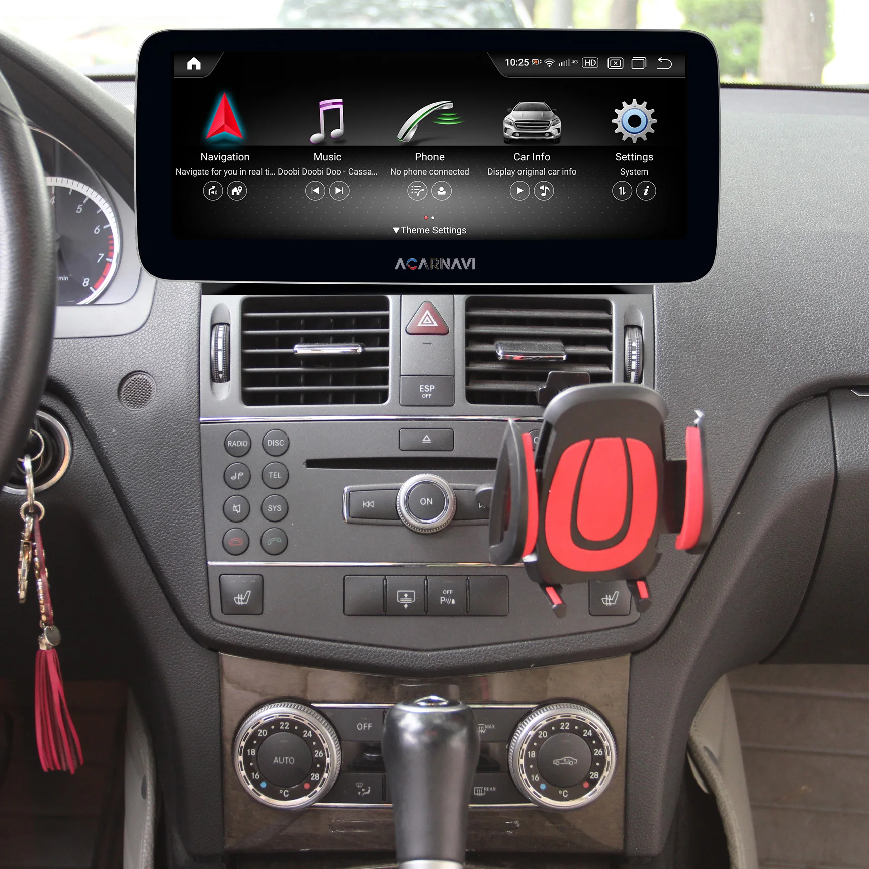 Acardash Qualcomm Snapdragon 662 Android 11 8+256g Car Android Screen Navi For C Class W204 Ntg4.0 12.3 Inch Android Screen