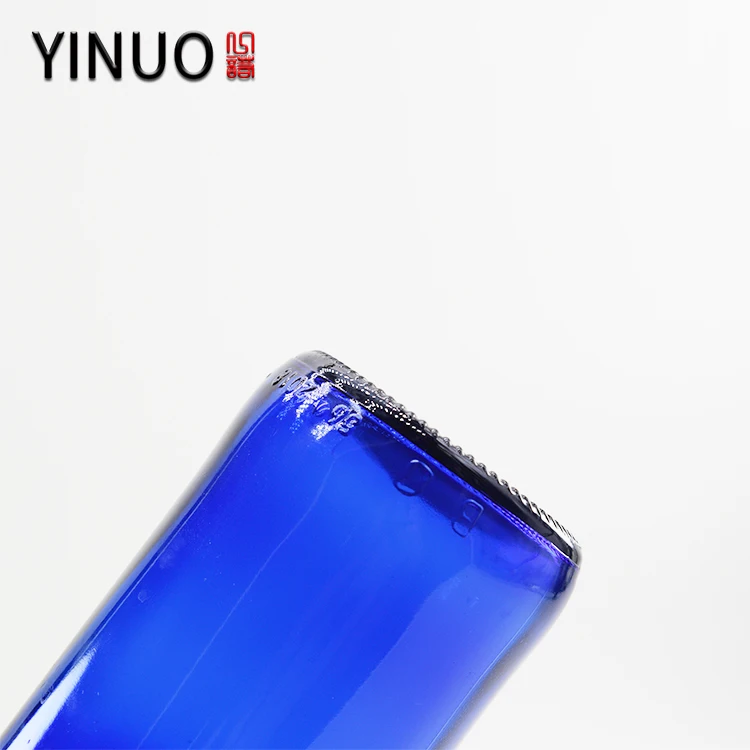 wholesale 500ml empty blue beer liquor bottles cheap price