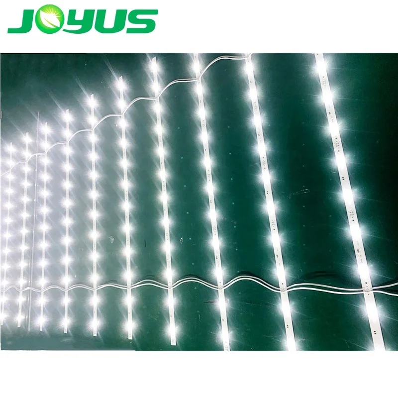 12 светодиодов 3030 решетчатая Жесткая светодиодная лента для подсветки комплект вывесок улицы 24 В выставочный светодиодный лайтбокс белый 6000k