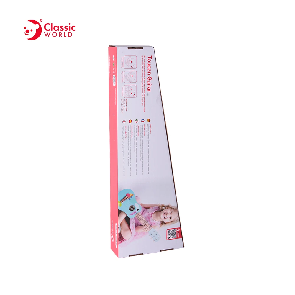 Kids Learning Educational Toys Wooden Musical Instruments Toys Guitar for Boys and Girls