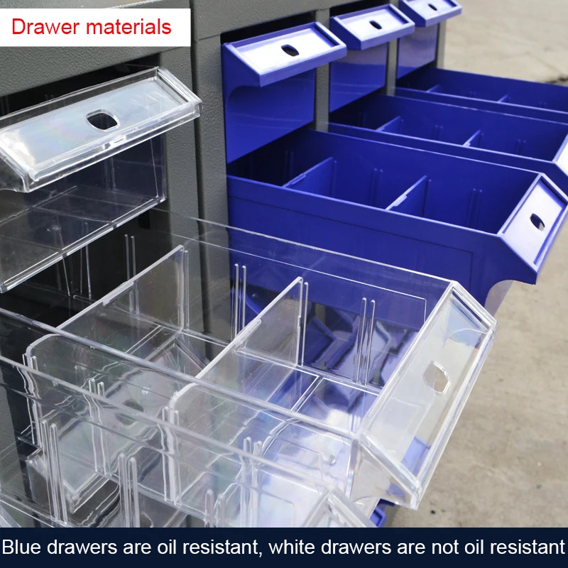plastic drawer electronic parts store cabinet