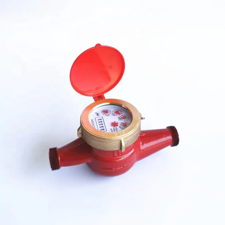 Мультижильный измеритель уровня горячей воды 20 мм Pn16 с сухим циферблатом