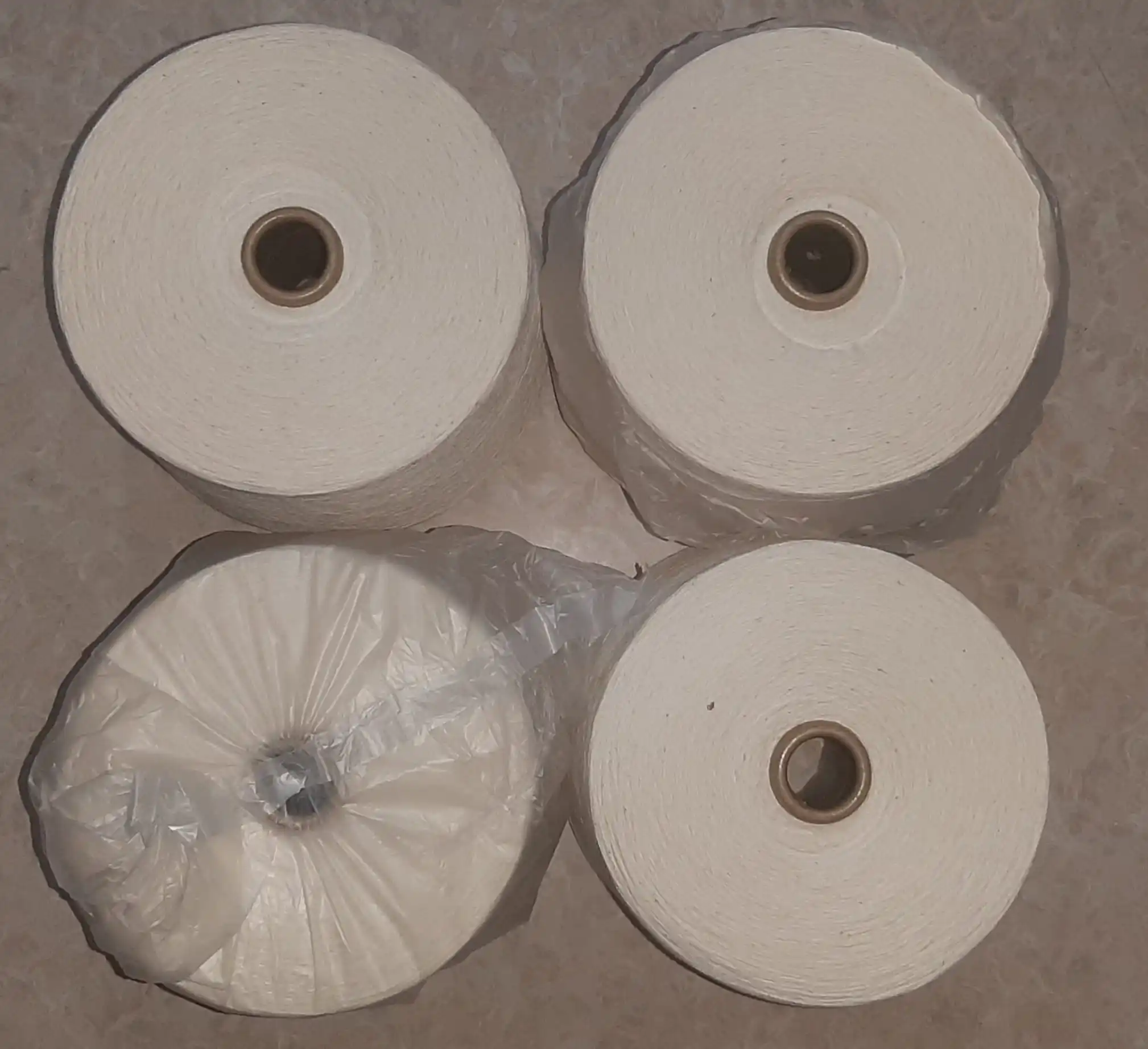 Factory Outlet Combed Compact Spinning 18s 100% Cotton Raw White For Bleaching And Dyeing Knitting & Weaving Cone Yarn