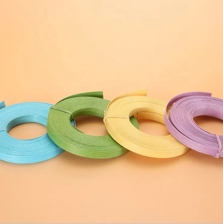 Recyclable Flat Paper Handle Rope Flat paper cord Flat Paper Rope