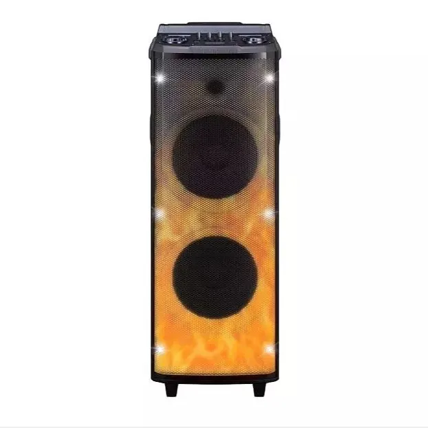 HS-TD1270 Беспроводная перезаряжаемая поддержка динамиков 5-ю секциями EQ регулирования двойной 12-дюймовый Открытый аудио колонки профессиональный
