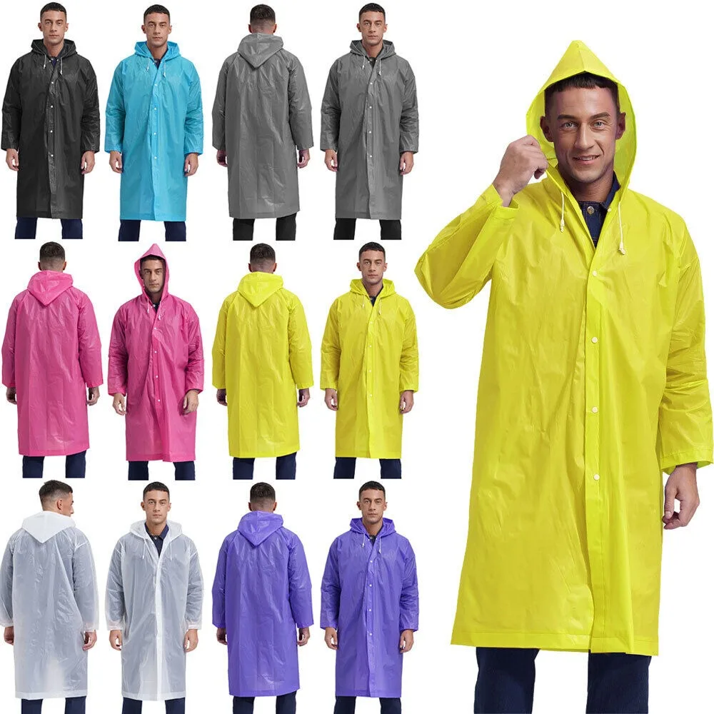 China Quality outdoors custom waterproof Portable light comfort disposable rain raincoats