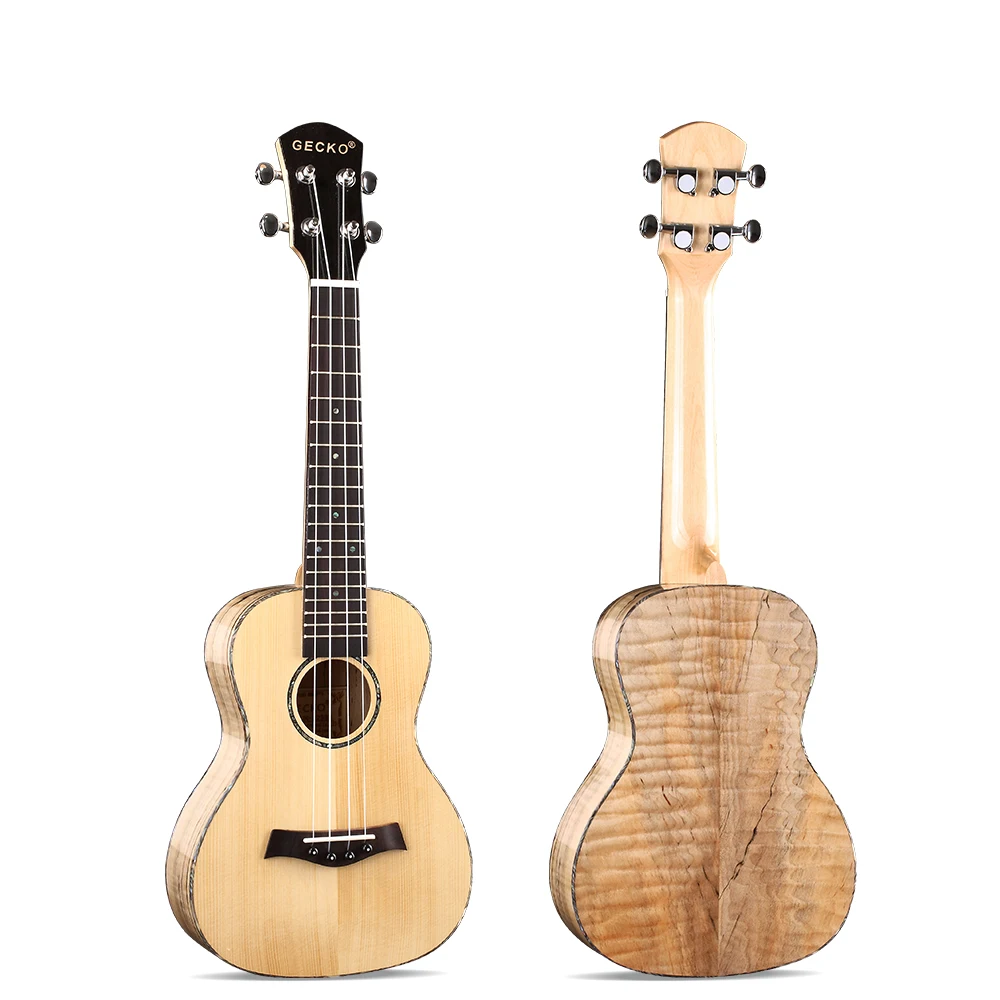 Cheap price 23 inches accept custom durable small guitar wooden ukulele