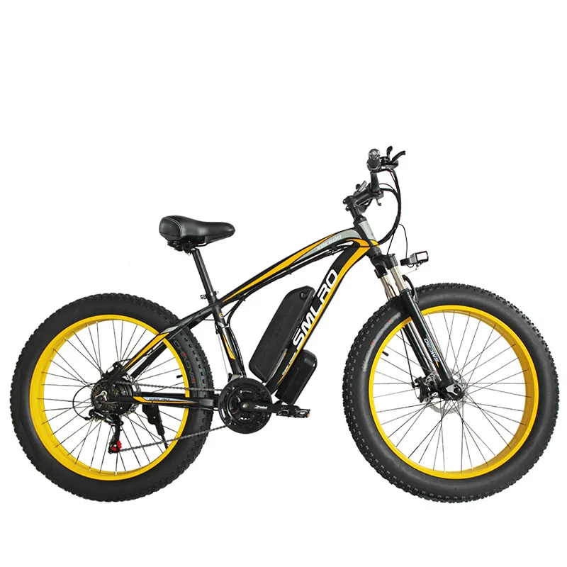 Factory wholesale mountain Ebike 48V 16.7ah  Lithium Battery 26 inch fat tire aluminum alloy foldable Electric Mountain Bike
