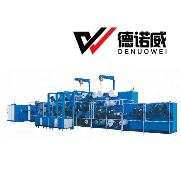 DNW high performance complete adult diaper production line making machine