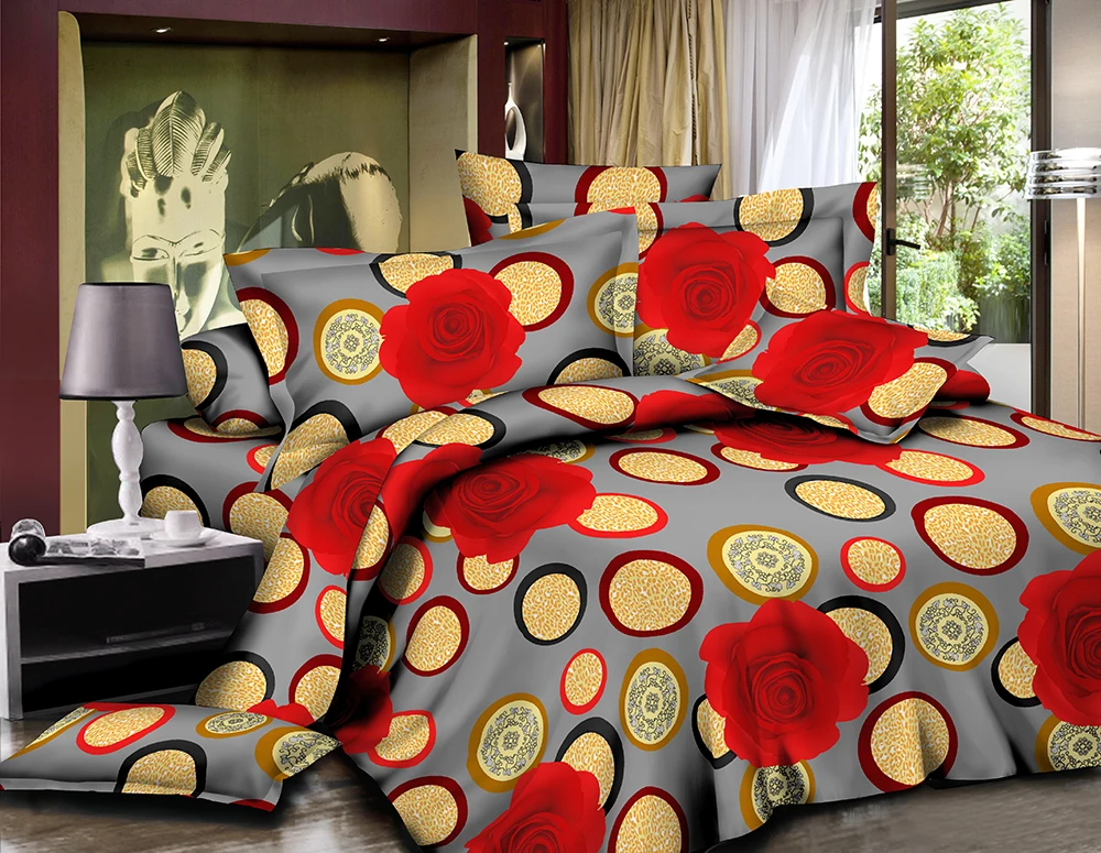 Factory delivery heap price 100% polyester microfiber disperse printing fabrics for bed sheet wholesale with own weaving factory