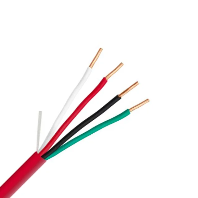 Screened Unscreened Tinned Copper Stranded Solid Fire Resistant Silicone Rubber UL LPCB Low Smoke Fire Alarm Cable