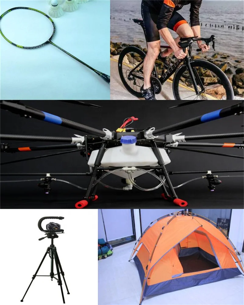 carbon fiber telescopic tube high strength carbon fiber tubing pole pipe with factory price