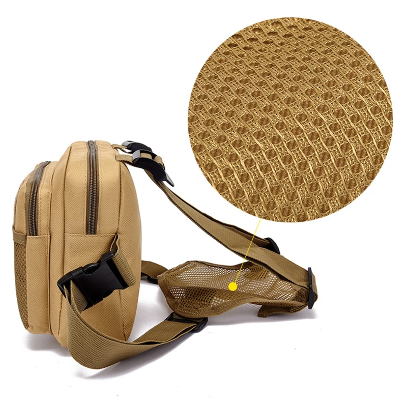 Custom Outdoor Camouflage Men Tactical Vest Chest Bags Functional Lightweight Chest Bags For Men Tactical Chest Bag