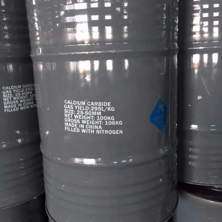 Calcium Carbide 25-50mm Min Gas Yield 295l/Kg Size 50-80mm / Calcium Carbide bulk sales