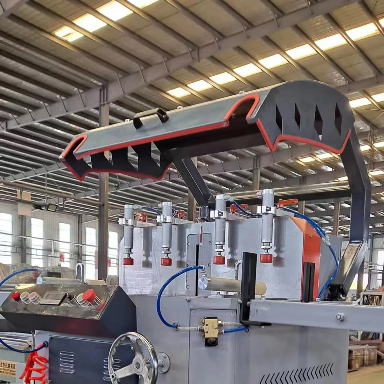 CE 600 mm Aluminum profile arbitrary angle single head cutting saw