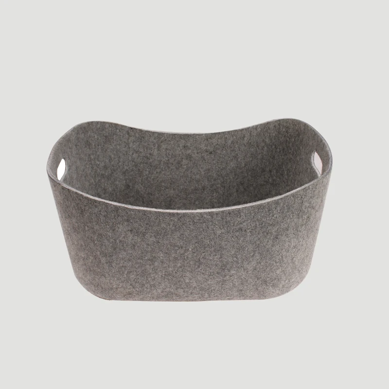 PET Felt Storage Boxes Organizer Basket Bags Kid Toy Storage Boxes Bin Organizer Felt Car Storage Living Room Accessories