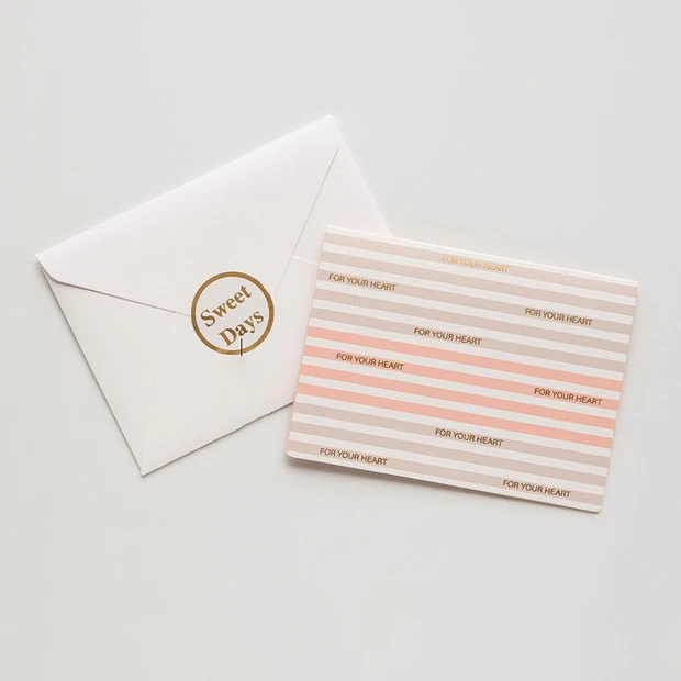 Custom printed logo paper foldable cheaper postcard greeting cards jewelry packaging gift postal cardboard mailing envelope