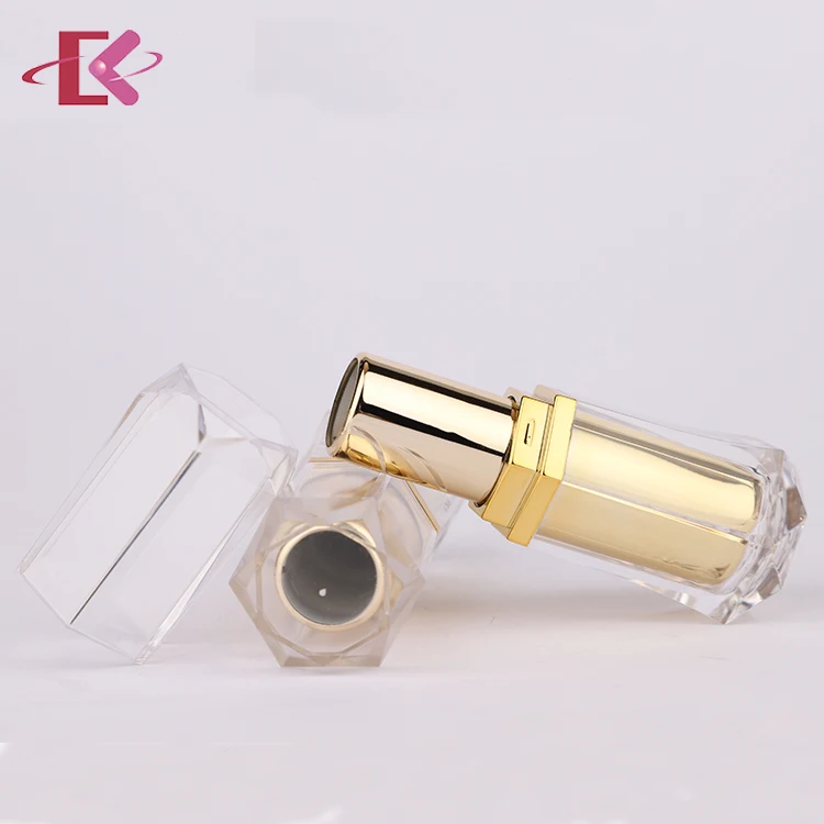 
Hot sale golden lipstick container new design empty aluminum 3.5g lipstick tubes 