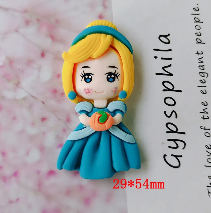 Лот плоская задняя сторона из смолы мультфильм принцесса для детей аксессуары волос одежда новое поступление Сделай Сам резиновые украшения