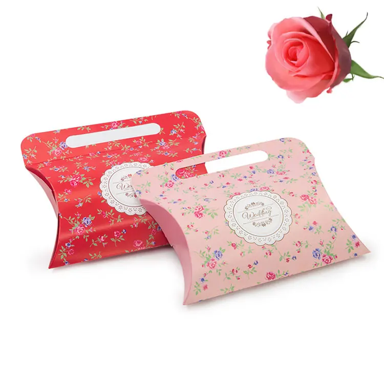 High Quality Custom Wig Hair Extensions Gift Paper Boxes Clothing Underwear Sock Pillow Packaging Box With Extended Paper Handle