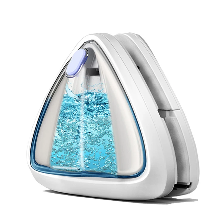 Adjustable Thickness Glass Cleaning Double-Sided Window Brush Glass Wiper Magnetic Window Cleaner with Transparent water tank