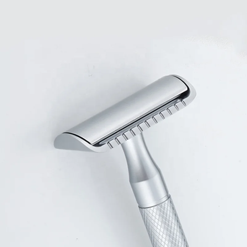 Matte Silver Wet Shaving eco friendly enviroment protect face razors safty razor