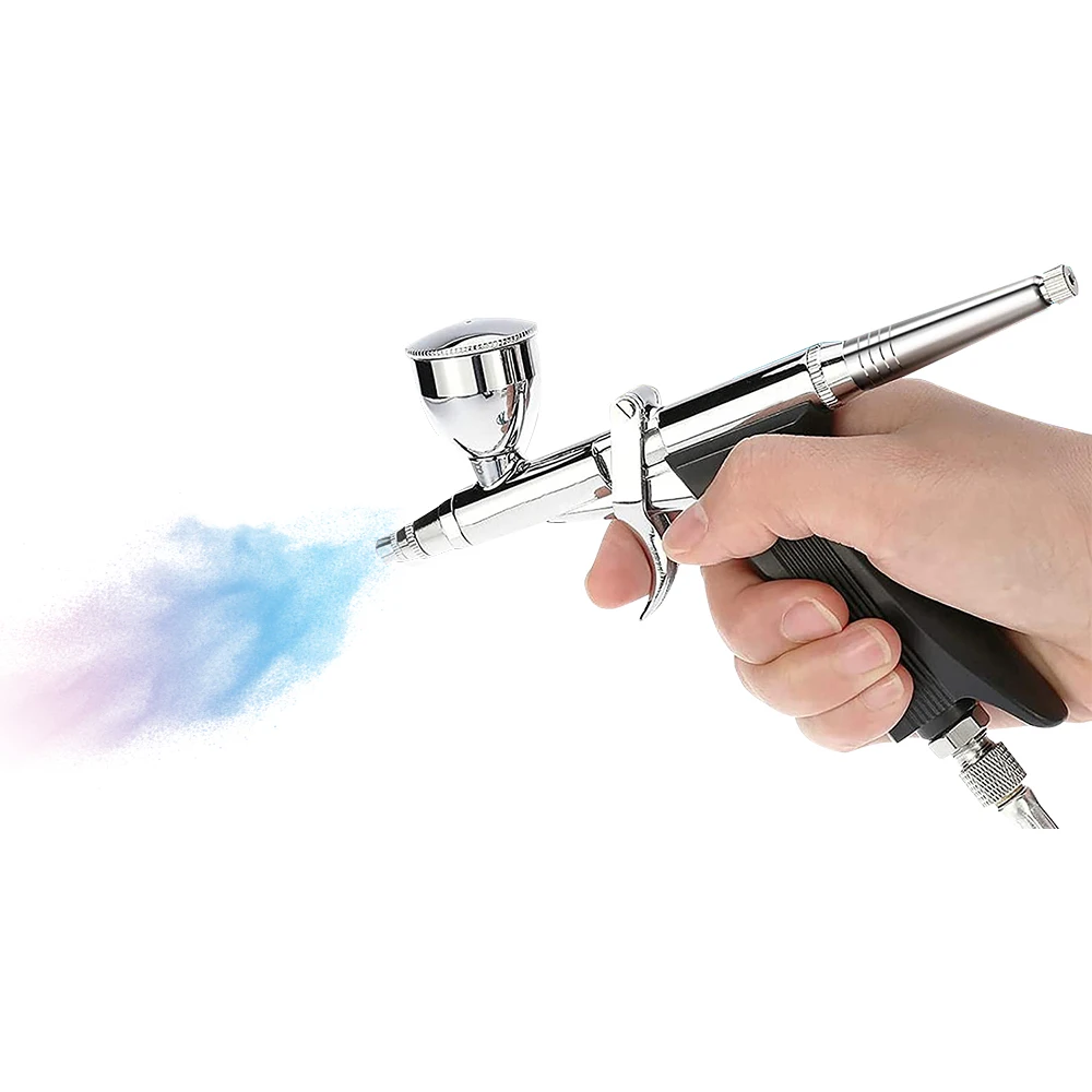 Spray Airbrush Set Airbrush Oxygen Kit airbrush Spray Pen with Adjustable Button for Makeup