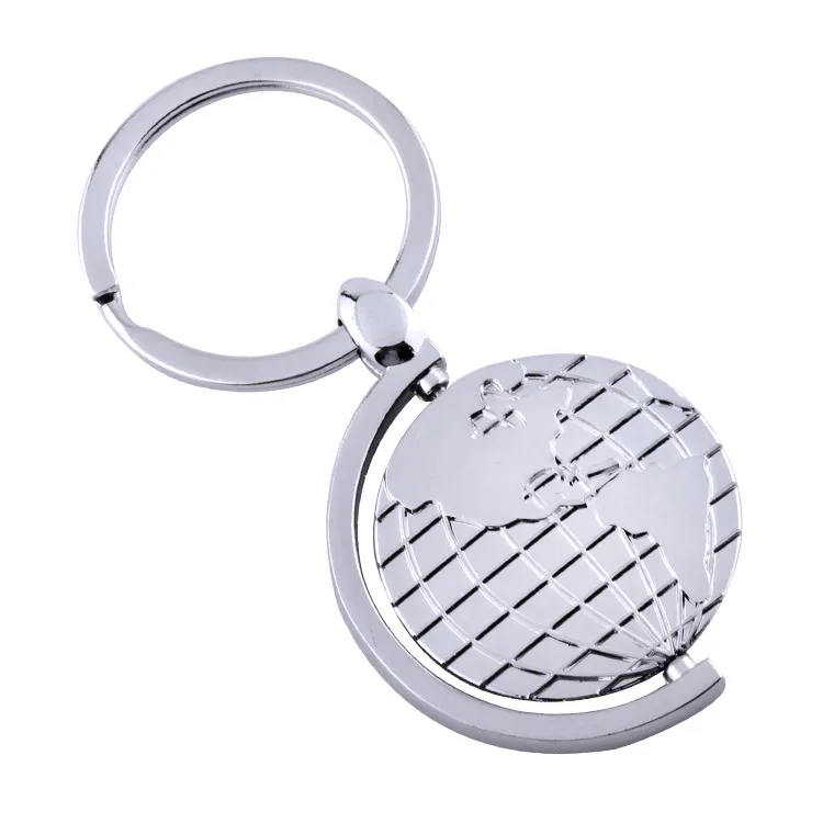 Personalized Souvenir Stainless Steel Key Chain Custom Logo Metal Letter Laser Cut Silver Diy Keychain for Gifts