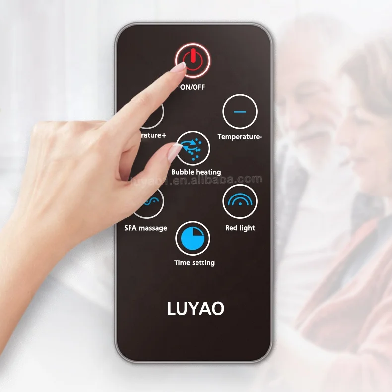 Deep massage pedicure foot spa detox machine motorized rollers drainpipe & Caster & Handle Design & Remote