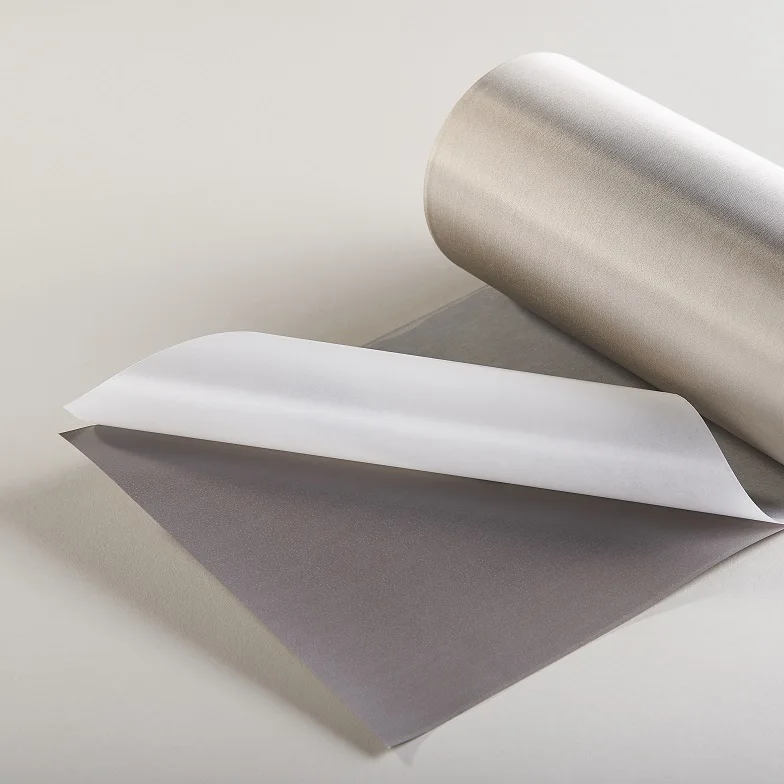 Hot-Melt Flame-Retardant Conductive Woven Fabric Tape Ripstop Style with Coated Pattern Metallic Fabric Category